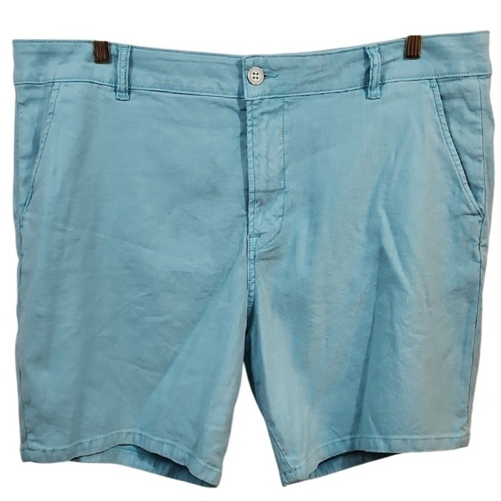 Hudson Shorts Mens Size 40 Light Blue Casual Chino Flat‎ Front NWT